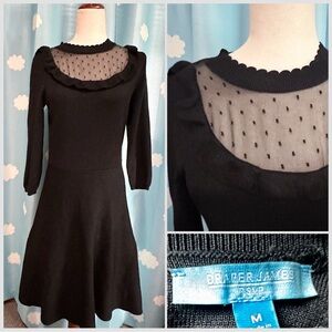 Draper James knit and sheer dress.